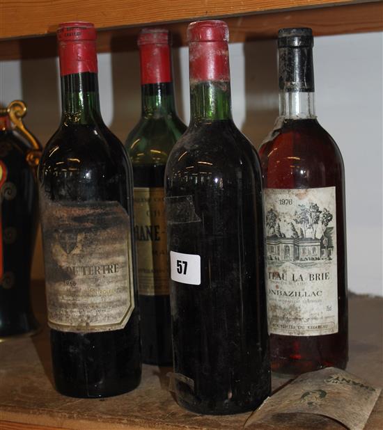 4 bottles of wine